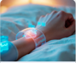 Patient arm with digital overlay illustration for AI readiness insight